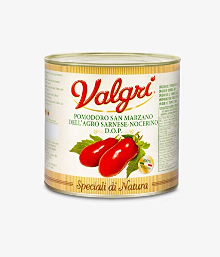 Geschälte Tomaten San Marzano DOP - 2500 gr VALGRI - Box 6 Stück von Valgrì