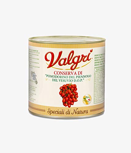 Piennolo Tomaten Vesuv DOP in Zinn Gr. 2550 - Box 6 Stück von Valgrì