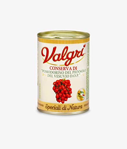 Piennolo Tomaten Vesuv DOP in Zinn Gr. 400 - Box 12 Stück von Valgrì
