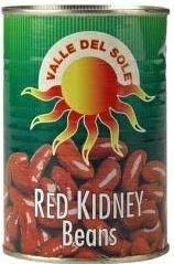 Valle del Sole- Kidney Bohnen (Kidney Beans) 6x400g von Valle Del Sole