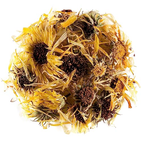 Calendula Ringelblume Tee – Korbblütler Gewurz - Ringel Blume - Ringelblumenblüten - Ringelblumentee - Marigold Ringelblume Getrocknet Ringelblumen Tee Bio Ringelblumenblüten Blütentee Blumen von Valley of Tea