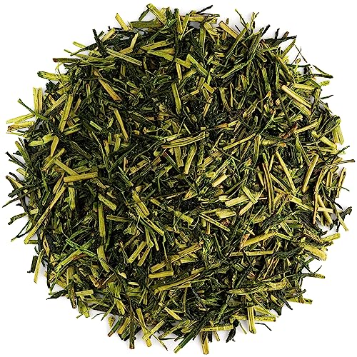 Kukicha Tee Sencha-Karigane Aus Japan - Spezialqualität Karigane – Einzigartiger Japanischer Lose Blätter Grüntee – Feine Mischung Mit Sencha - Stängel Tee Sencha Blätter Senchatee Gruene Tee von Valley of Tea