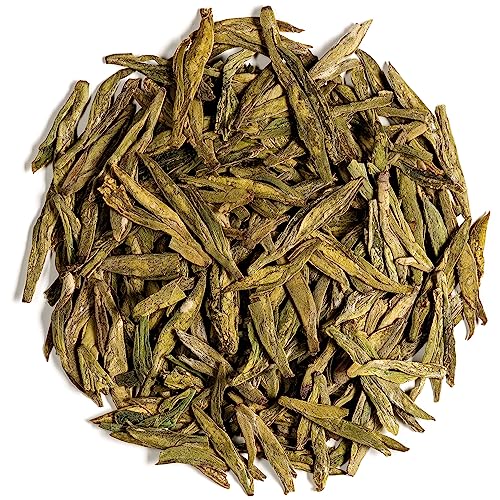 Long Jing Gruner Tee China - Xihu Lung Ching Chinese Tea - Drachenbrunnen Tee Vom Westsee - Dragon Well Von Hangzhou - Dragonwell - Longjing Lungching Chinesischer Grüner Tee Lung Ching Long Tee von Valley of Tea