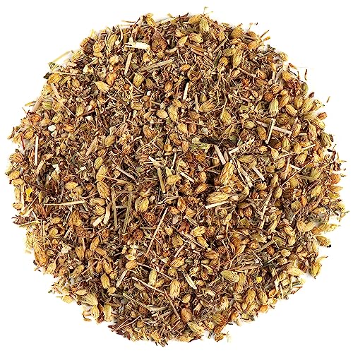 Schafsgabe Tee Bio Krauter Schafgarbenkraut - Schafgarb Tee Kraut Getrocknet - Schafgarbentee Schafgarbe Tee Schafgabe Scharfgarbe Schafsgabetee Schfgarbe Schaffarbe Scharfsgabe Scharfgaben Tee 100G von Valley of Tea