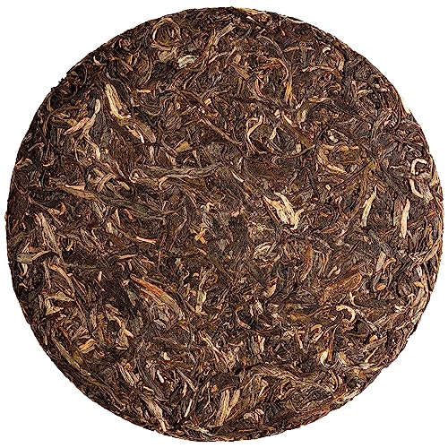 Sheng Tee Cake Teeziegel Yunnan - Sheng Chinesisch Gedrückte Puerh - Puh Er - Puer - Pu Er Grüner Tee Puh Erh Tee Pure Tee Pu Erh Puh-Erh-Tee Puher Tee Yunan Tee Pu Reh Tee Puerh Bio von Valley of Tea