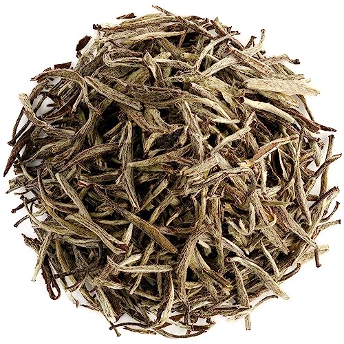 Silver Needle Weißer Tee - Weisser Silbernadel Tee China - Chinese Bai Hao Yin Zhen - Baihao Yinzhen Weißer Tee Blüte Silbernadeltee Weiser Tee Silvestee Bai Hao Yinzhen Weisser Tee Yin Zhen von Valley of Tea