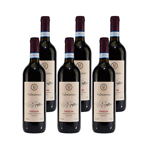 Valmarone Bardolino DOC Rotwein (6 x 0,75L) von Valmarone