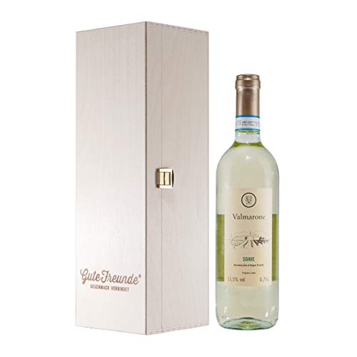 Valmarone Soave DOC Weißwein mit Geschenk-Holzkiste von Valmarone