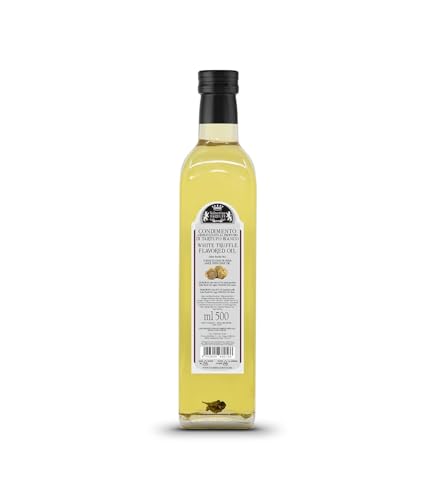 Valnerina Tartufi Olivenöl aromatisiert mit weißen Trüffeln | Gewürz mit Trüffelduft | White Truffle Olive Oil for Cooking & Seasoning | Flasche 1000 ml. von Valnerina Tartufi