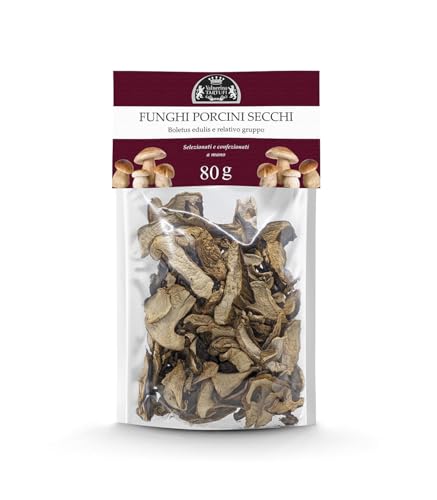 Valnerina Tartufi Steinpilze getrocknete Schweine | Handausgewählt und verpackt | Gastronomische Spezialität | Packung 80 gr. von Valnerina Tartufi