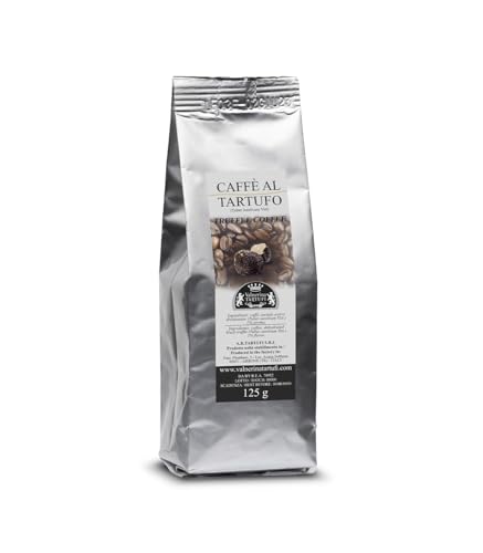 Valnerina Tartufi gemahlener Trüffelkaffee | Trüffelkaffee Truffle Coffee | Arabica und Robusta Kaffeemischung, mit Trüffeln aromatisiert, für Mokka oder Espresso | Exklusivprodukt | 125 gr Packung von Valnerina Tartufi