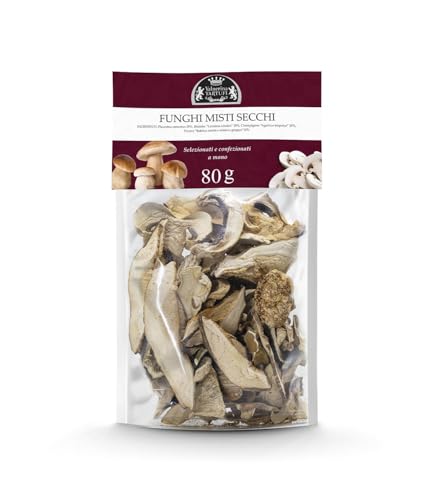 Valnerina Tartufi getrocknete Mischpilze | Handausgewählt und verpackt | Gastronomische Spezialität | Packung 80 gr. von Valnerina Tartufi