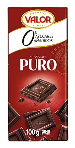 Chocolatina Chocolate Puro Valor Sin Azucares 125g von Valor