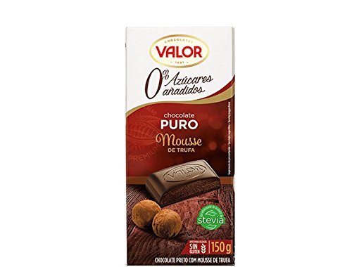 Valor - Pure Schokolade mit Trüffelmousse. 0% Zuckerzusatz - 150 Gr von Valor