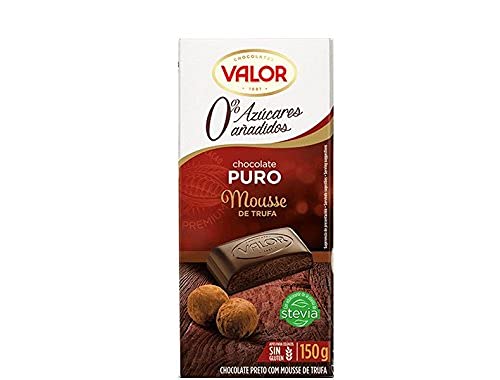 Valor - Pure Schokolade mit Trüffelmousse. 0% Zuckerzusatz - 150 Gr von VALOR