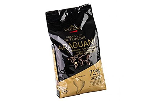 Araguani "Grand Cru", dunkle Couverture, Callets, 72% Kakao, Venezuela, 3 kg Araguani "Grand Cru", dunkle Couverture, Callets, 72% Kakao, Venezuela, 3 kg von VALRHONA