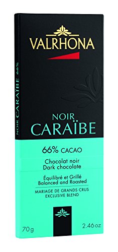 VALRHONA - Tafel Caraïbe 66% - Dunkle Schokolade - Tafel Schokolade - 70g von VALRHONA