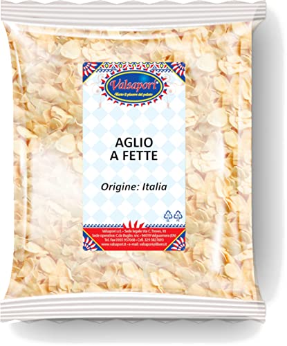 Geschnittener Knoblauch sonnengetrocknet - 100 gr Beutel | Vegan Glutenfrei | Rohe Knoblauchflocken - natürliches aromatisches Gewürz in Premium-Qualität - intensiver Geschmack Geschnittener Knoblauch sonnengetrocknet - 100 gr Beutel | Vegan Glutenfrei | Rohe Knoblauchflocken - natürliches aromatisches Gewürz in Premium-Qualität - intensiver Geschmack von Valsapori