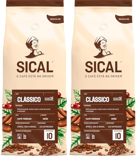ValueAccess Sical 5 Stars Geröstete Kaffeebohnen / Café Torrado em Grão, 1 kg, 2 Stück von ValueAccess
