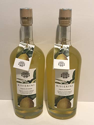 Liquore di limone 2x70cl, zitronenlikor, nur zitronen aus ligurien intensive aroma von Valverde