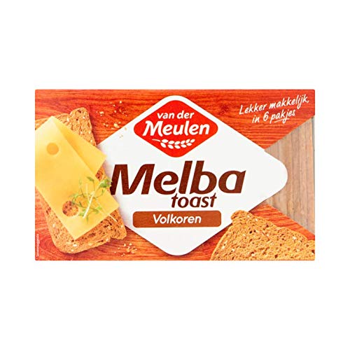 Vollkorn-Cracker | Van der Meulen | Melba Toast Vollkornweizen | Gesamtgewicht 120 Gramm Vollkorn-Cracker | Van der Meulen | Melba Toast Vollkornweizen | Gesamtgewicht 120 Gramm von Van Der Meulen