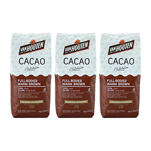 Van Houten Cacao, 1000g, 3er Pack von Van Houten