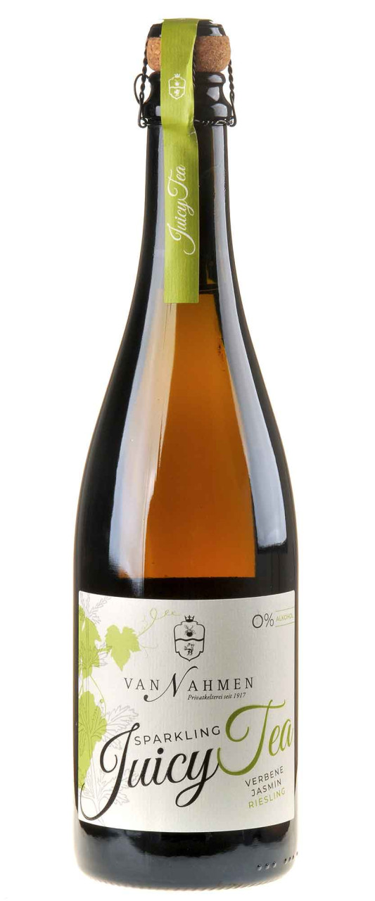 Van Nahmen Sparkling Juicy Tea Verbene Jasmin Riesling alkoholfrei Bio von Van Nahmen