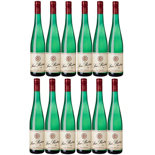 Van Volxem Saar Riesling Weißwein veganer Wein trocken QbA Deutschland I Versanel Paket (12 Flaschen) von Van Volxem