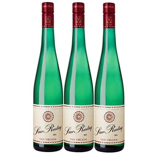 Van Volxem Saar Riesling Weißwein veganer Wein trocken QbA Deutschland I Versanel Paket (3 Flaschen) von Van Volxem