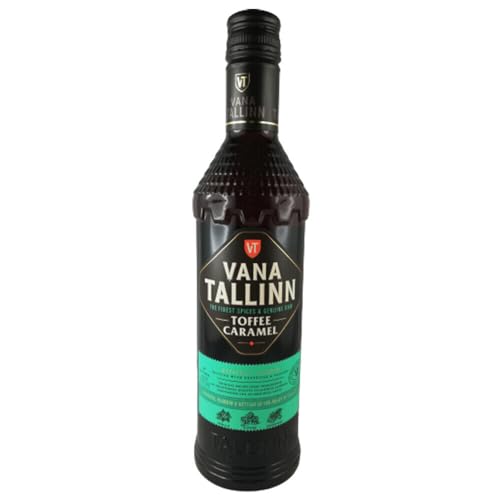 Vana Tallinn Toffee Caramel - Karamell | Vanille | Fudge | süss & lecker | Jamaika Rum als Basis | perfekt als Dessert & Shot | estnischer Rumlikör | 35% | 1 x 0.5 L von Vana Tallinn