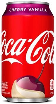 Coca Cola Cherry Vanilla USA Import (24 x 0,355l Dose) EINWEG inkl. gratis FiveStar Kugelschreiber von Vanilla