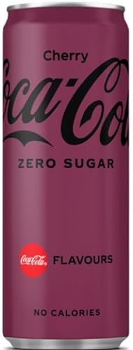 Coca Cola Zero Cherry (24 x 0,25 L Dosen) EINWEG inkl. gratis FiveStar Kugelschreiber von Vanilla