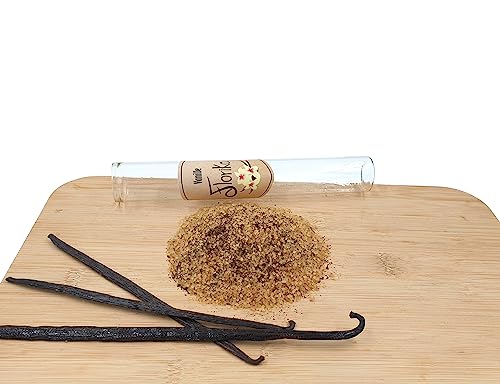 Vanillezucker Florika Vanille 100 g aus braunem bio Rohrzucker und echter Vanilleschote - 100% natürlich zum Backen und Süßen Vanillezucker Florika Vanille 100 g aus braunem bio Rohrzucker und echter Vanilleschote - 100% natürlich zum Backen und Süßen von Vanille Florika