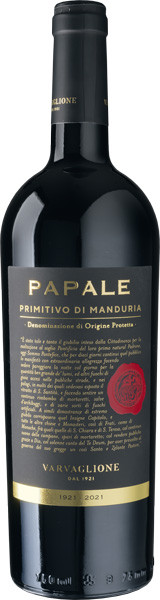 Varvaglione Vigne & Vini Papale Primitivo Linea Oro Rotwein 0,75 l von Varvaglione Vigne & Vini