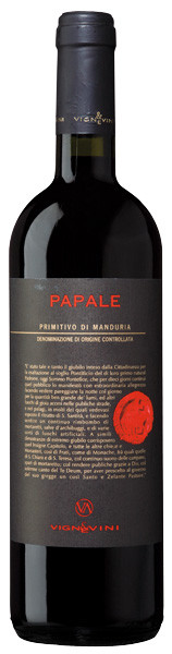 Varvaglione Vigne & Vini Papale Primitivo Rotwein trocken 0,75 l von Varvaglione Vigne & Vini