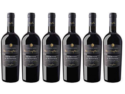 6er Vorteilspaket Collezione Privata Cosimo Primitivo di Manduria DOP 2015 | Weingut Varvaglione | Rotwein aus Apulien von Varvaglione