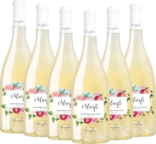 MARFI Chardonnay Sauvignon di Puglia IGP - Varvaglione Weißwein 6 x 0,75l VINELLO - 6er - Weinpaket inkl. kostenlosem VINELLO.weinausgießer MARFI Chardonnay Sauvignon di Puglia IGP - Varvaglione Weißwein 6 x 0,75l VINELLO - 6er - Weinpaket inkl. kostenlosem VINELLO.weinausgießer von Varvaglione