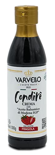 Balsamico Creme Erdbeere | Varvello | 250ml | Crema con Aceto Balsamico di Moderna IGP von Varvello