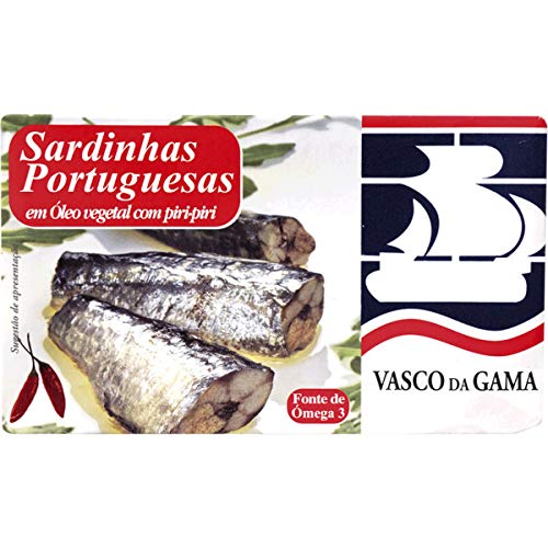 Vasco da Gama Portugiesisch Sardinen in Öl kann Spicy 120 g Vasco da Gama Portugiesisch Sardinen in Öl kann Spicy 120 g von Vasco da Gama