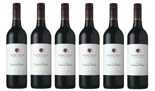 6x 0,75l - Vasse Felix - Filius - Cabernet-Merlot - Margaret River W.O. - Australien - Rotwein trocken von Vasse Felix