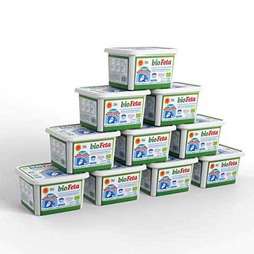 Vassilitsa BIO Feta BIO Schafkäse - 10x 1kg - BIO Fetakäse BIO griechischer Feta Schafskäse in Salzlake Sheep Cheese 43% Fett i.Tr. aus Griechenland 70% Schaf 30% Ziege Plastikbehälter Biologisch Vassilitsa BIO Feta BIO Schafkäse - 10x 1kg - BIO Fetakäse BIO griechischer Feta Schafskäse in Salzlake Sheep Cheese 43% Fett i.Tr. aus Griechenland 70% Schaf 30% Ziege Plastikbehälter Biologisch von Tirrito