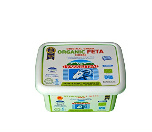 Vassilitsa BIO Feta BIO Schafkäse - 1x 400gramm Behälter - BIO Fetakäse BIO griechischer Feta Schafskäse in Salzlake 43% Fett i.Tr. aus Griechenland Plastikbehälter glutenfrei Halal Vassilitsa BIO Feta BIO Schafkäse - 1x 400gramm Behälter - BIO Fetakäse BIO griechischer Feta Schafskäse in Salzlake 43% Fett i.Tr. aus Griechenland Plastikbehälter glutenfrei Halal von Tirrito