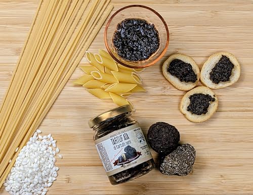 Sauce/Creme mit schwarzen Trüffeln - Sommertrüffeln- aus Italien - ohne künstliche Aromen von Vecchio Borgo Tartufi & Funghi