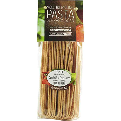 Pasta Spaghetti al Peperoncino Orig. italienische Pasta Vegan Vecchio Mulino Italien 250g-Pack von Vecchio Mulino