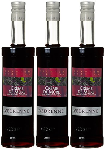 Vedrenne Murelle Crème de Mûre Brombeerlikör (3 x 0.7 l) von Vedrenne