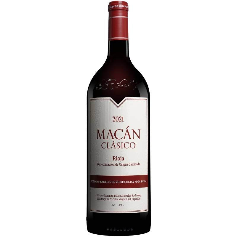 Vega Sicilia »Macán Clásico« - 1,5 L: Magnum 2021  1.5L 14% Vol. Rotwein Trocken aus Spanien von Vega Sicilia