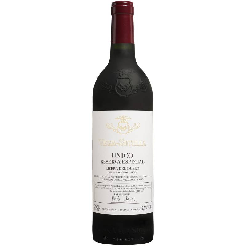 Vega Sicilia »Único« Reserva Especial (08 10 11)  0.75L 14.5% Vol. Rotwein Trocken aus Spanien von Vega Sicilia