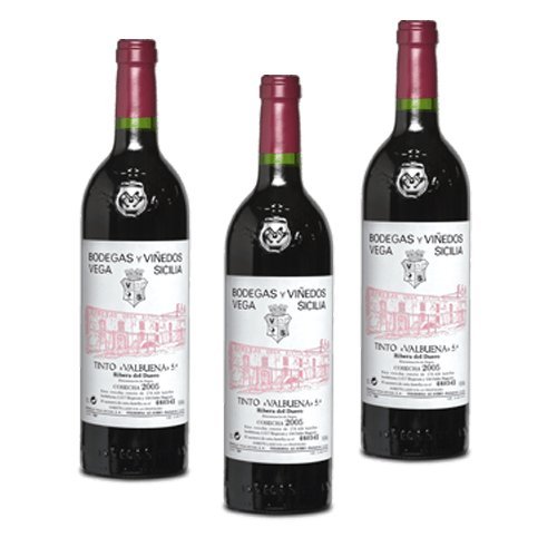 Vega Sicilia Valbuena 5º - Rotwein - 3 Flaschen von Vega Sicilia