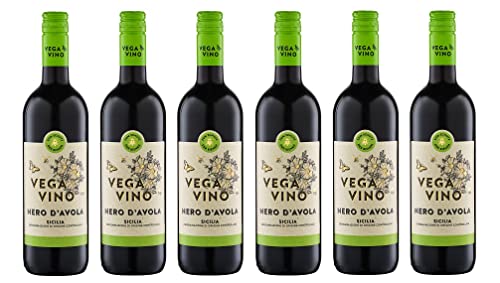 6x 0,75l - VegaVino - Nero d'Avola - Sicilia D.O.P. - Sizilien - Italien - Rotwein trocken von VegaVino