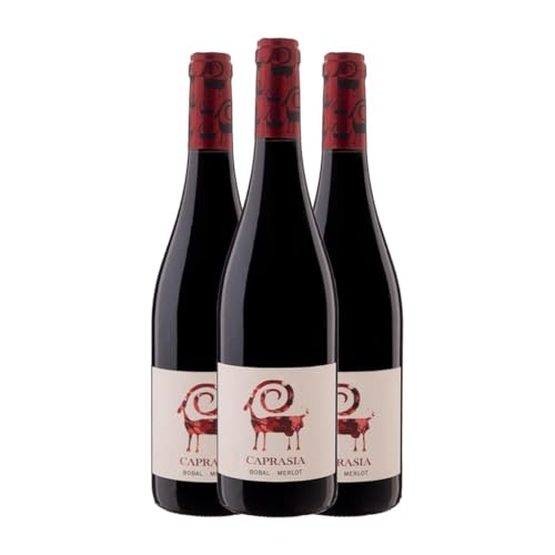 Vegalfaro Caprasia Utiel-Requena Eiche 75 cl Rotwein (Karton mit 3 Flaschen von 75 cl) von Vegalfaro